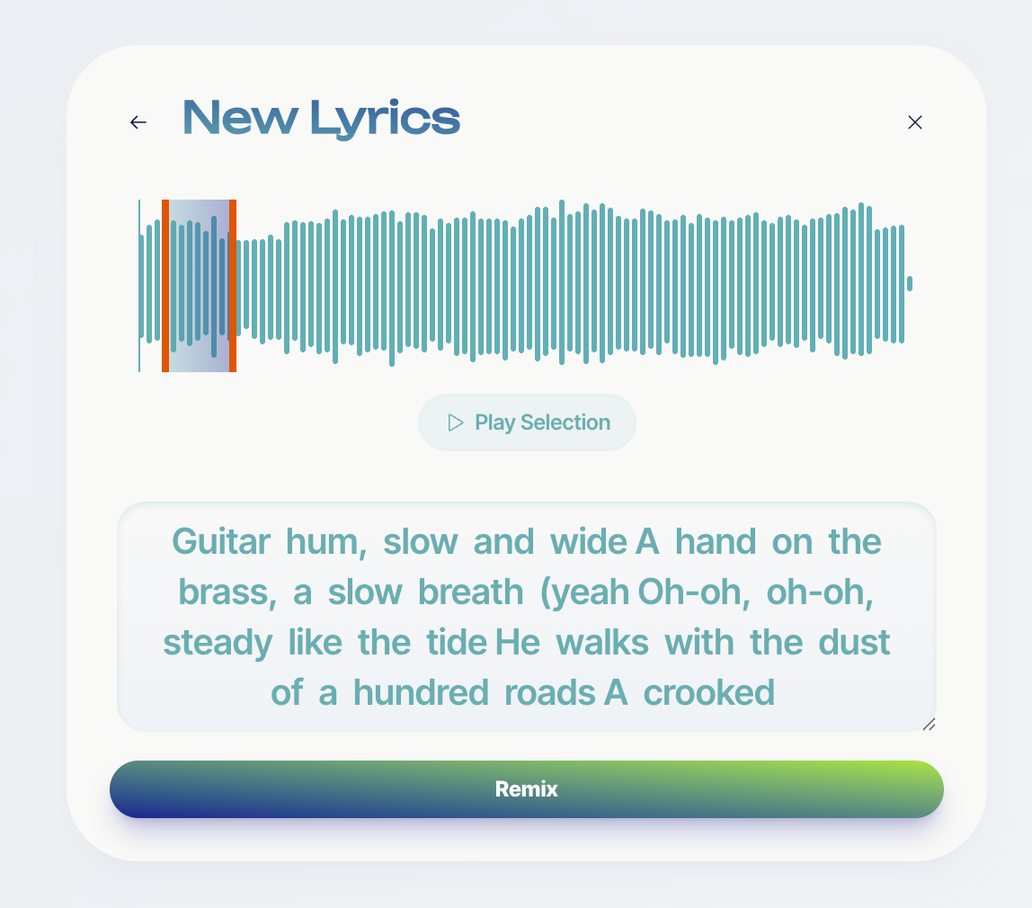 Neume Remix Interface