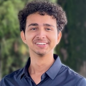 A portrait of Abhinash Khatiwada