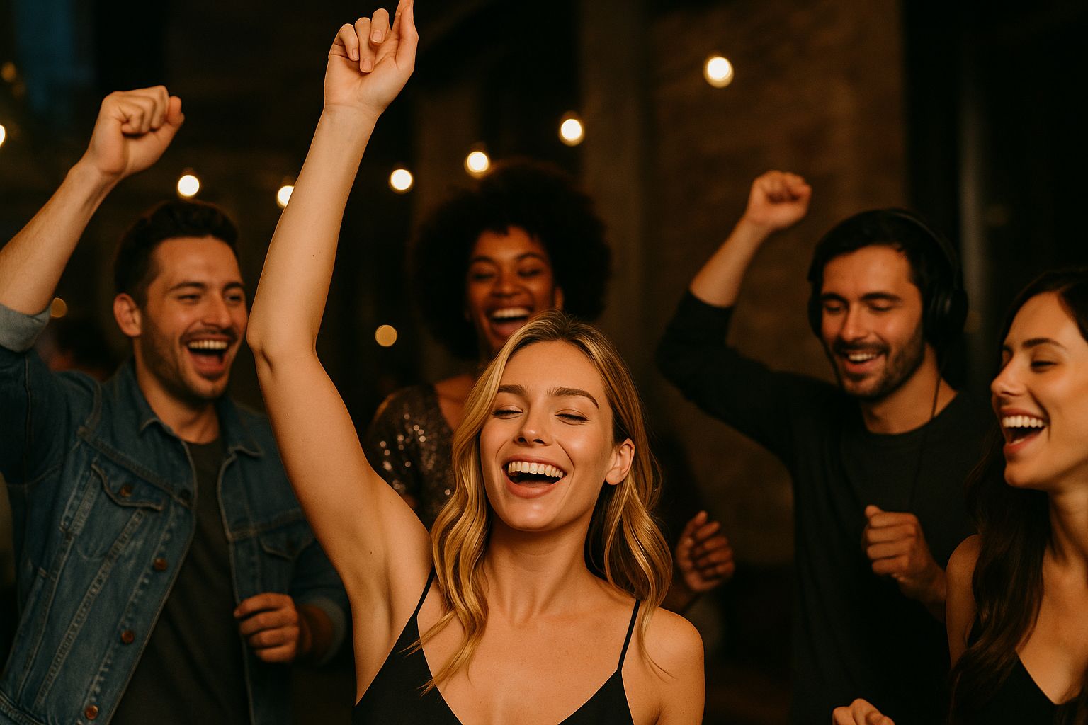 A party with a lot of people